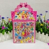 Change into cartoon double-layer bubble stickers for children undefined